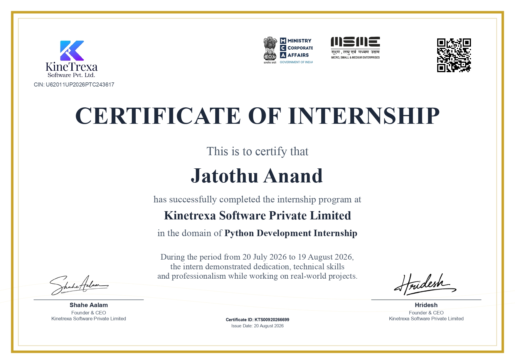 Kinetrexa Software Private Limited
